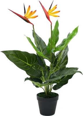 Zdjęcie produktu dla The Living Store Sztuczny kwiat Strelitzia Reginae Bird of Paradise Flower 66 cm