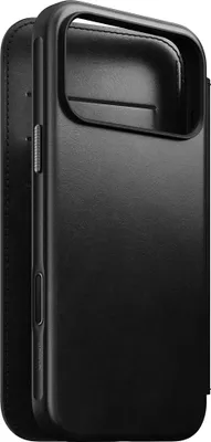 Produktbild von Nomad Modern Leather Folio iPhone 17 Pro Max Black Horween