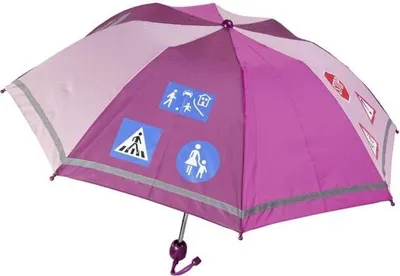 Produktbild von Regenschirm - Verkehrsschilder - violett
