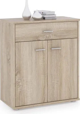 Produktbild von CARO-Möbel TOMMY Kommode Sideboard, Sonoma Eiche, 1 Schublade, 60x70x30 cm (B x H x T), melaminharzbeschichtet
