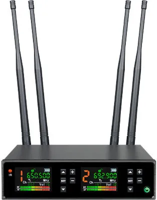 Produktbild von INF J166 Professionelles UHF Duales Drahtlos-Mikrofonsystem
