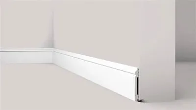 Immagine prodotto di Modanatura per pavimenti NMC FL2 WALLSTYL Noel Marquet Modanatura decorativa per bordi Modanatura decorativa classica colore bianco 2 m