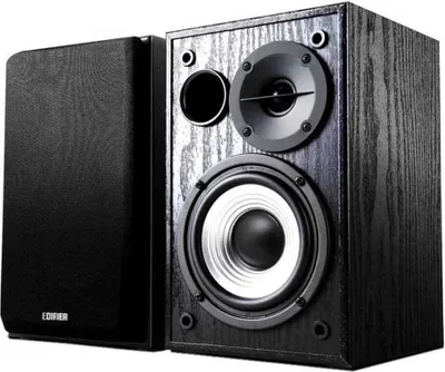 Productafbeelding van Edifier R980T Actieve Boekenplank Speakers - 24W RMS - Dual RCA - Zwart