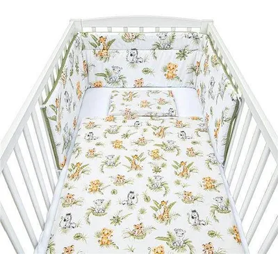 Immagine prodotto di lenzuola 3 pezzi New Baby 100/135 cm Jungle