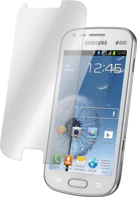 Produktbild von 3er-Pack PhoneNatic Glas-Folie klar kompatibel mit Samsung Galaxy S Duos - Panzerglas für Galaxy S Duos