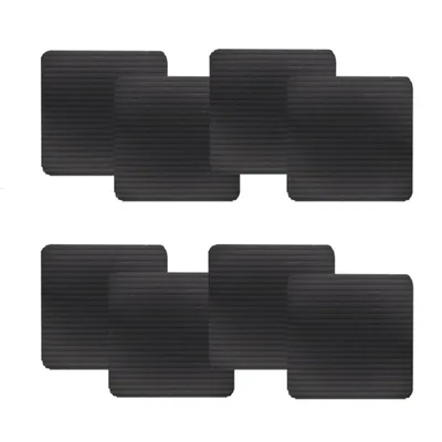 Produktbild von STILVORA Teppichunterlagen, Anti-Rutsch Teppichpads, Selbstklebend, Rutschfest für Teppiche und Läufer, Sicherheit Zuhause, Möbelgleiter Schutz, Einfach zu Befestigen, Schwarz 8er-Pack