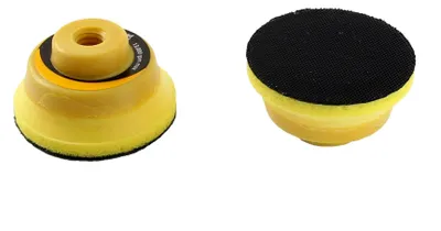 Produktbild von MIRKA Grip-Teller medium Ø 34 mm KLETT  ungelocht 1/4''-Gewinde, für Schleifblüten-Exzenter ROS125NV