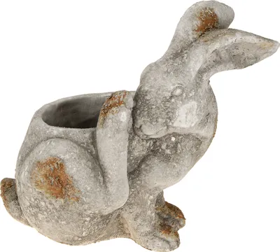Produktbild von Antik Grau Beton Hase Blumentopf Deko Outdoor Ostern