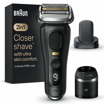 Immagine prodotto di Braun Series 9 Pro+ 9590cc Sistema wetdry Atelier Nero