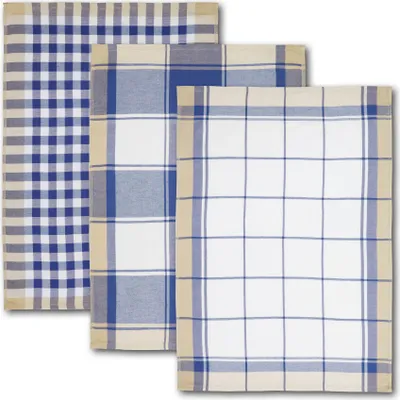 Immagine prodotto di Dyckhoff 02902 99 900 Geschirrtücher Karo blau/3st.