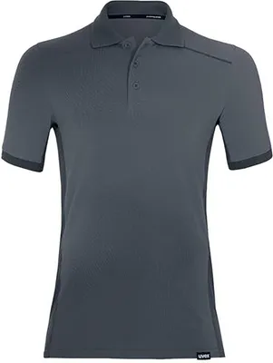 Produktbild von uvex Poloshirt suXXeed industry grau, anthrazit Gr. 3XL