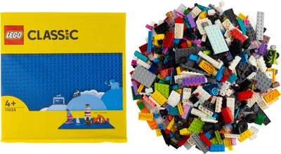 Immagine prodotto di LEGO® City Mega Building Fun 1000 mattoncini colorati, mattoncini speciali + 1 piastra blu - NUOVO! Parti 1000x