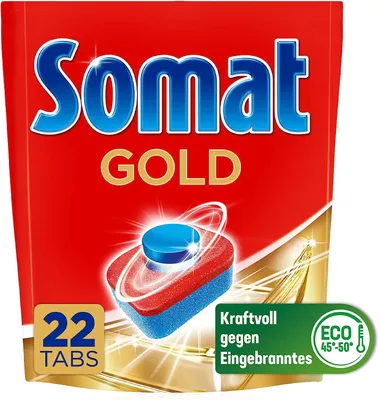 Zdjęcie produktu dla Somat, Gold, Tabletki do zmywarki, 22 sztuki (PRODUKT Z NIEMIEC)