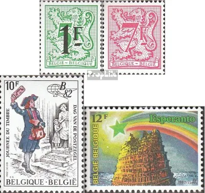 Produktbild von Briefmarken Belgien 1982 Mi 2102,2103,2104,2105 (kompl.Ausg.) postfrisch Löwe