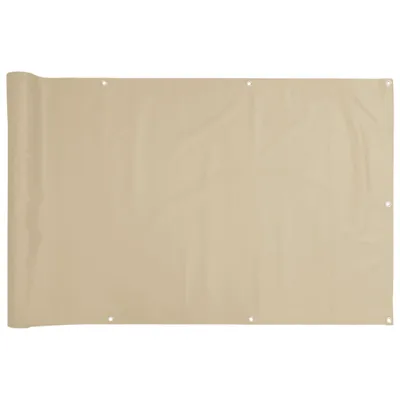 Produktbild von vidaXL Balkonsichtschutz Oxfordgewebe 75x600 cm Beige