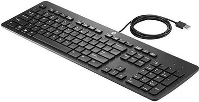 Produktbild von HP 803181-131, Volle Größe (100%), Kabelgebunden, USB, Mechanischer Switch, Schwarz