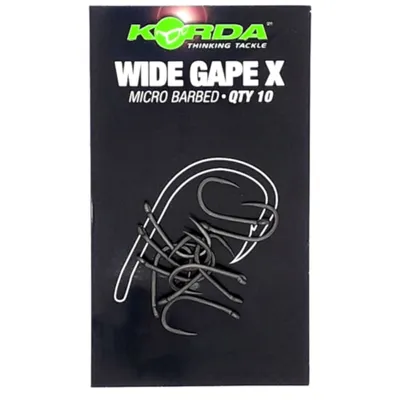 Produktbild von Korda Wide Gape X Karpfenhaken, Größe:10