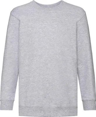 Produktbild von F324NK - Fruit of the Loom Kids´ Classic Set-In Sweat Heather Grey    164