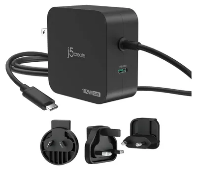 Imagen del producto de j5create JUP25102V, Interior, Corriente alterna (CA), USB, 1,8 m,