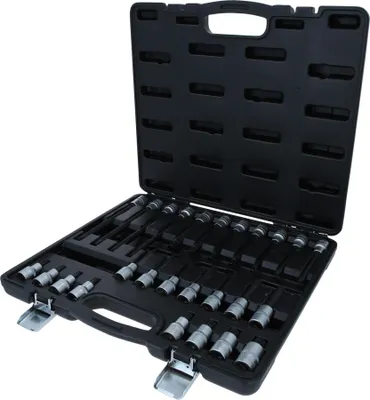 Zdjęcie produktu dla KS Tools Zestaw nasadek 1/2" do śrub wielozębnych (XZN), 26 szt