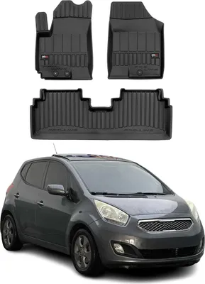Produktbild von 2009-2019 Kia Venga Fußmatten TPE Schwarz 3 tlg