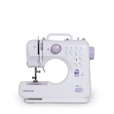Produktbild von PRIXTON P110 tragbare Nähmaschine mit 12 verschiedenen Stichen, Violett