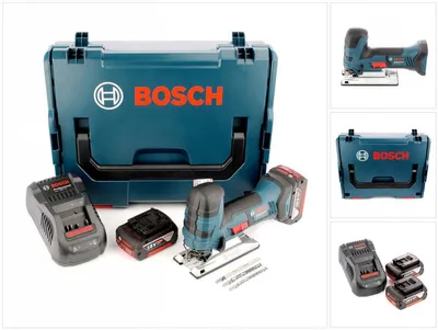 Zdjęcie produktu dla Bosch GST 18 V-LI S, Czarny, Niebieski, 2700 spm, 12 cm, 550 spm, 8 mm, 2 cm