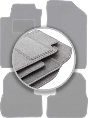 Image de Tapis de sol gris pour : Peugeot 206 berline, break, CC, cabriolet (1998-2010)