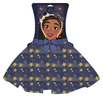Immagine prodotto di Set di tutù Disney Wish per bambini - set di 2 pezzi con simpatico copricapo