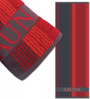 Produktbild von Dyckhoff Saunatuch Liegetuch Sauna Wellness XXL 80 x 200 cm rot