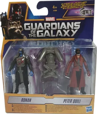 Produktbild von Guardians of the Galaxy Marvel Doppelpackung - Ronan und Peter Quirl Figuren