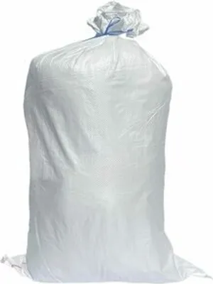 Produktbild von 300x Schwerlastsack Gewebesack Hochwassersack Getreidesack Lagersack PP mit rotem Streifen 400 x 600 mm 15 kg weiss