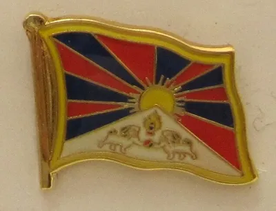 Produktbild von Tibet Pin Anstecker Flagge Fahne