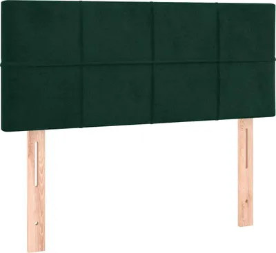 Produktbild von vidaXL Kopfteil Dunkelgrün 100x5x78/88 cm Samt