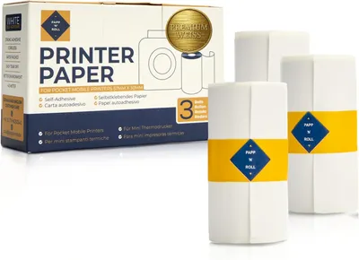 Obrázok produktu pre Samolepiaci Papier, Termálny Papier pre Mini Tlačiarne, 57 x 30 mm, Ekologický