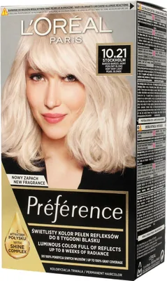 Image de L'Oréal Paris Préférence Couleur de Cheveux N° 10.21 Stockholm - 120 ml