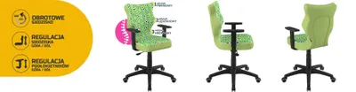 Produktbild von Jugend-Wachstumsstuhl Ergonomischer Schreibtischstuhl Für Körpergrösse 159-188 Cm, Duo Schwarz Storia 29