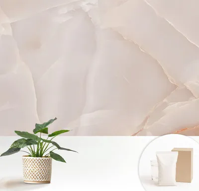 Produktbild von Fototapete  - 152x104 cm - Tapete - Wandtapete - Wandbilder  - Dekofolie - Tapete Folie - Wand - Dekoration - Wohnzimmer - Rosa Marmor