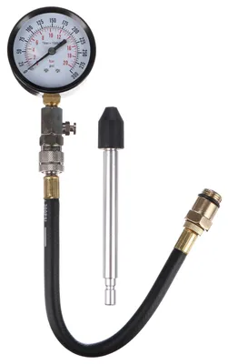 Immagine prodotto di Kit per il test di compressione per motori a benzina. Tester per motori, 3 pezzi, da 0 a 20 bar