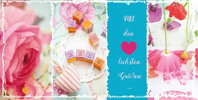 Produktbild von Mit den herzlichsten Grüßen Glückwunschkarte mit Umschlag - Feelings