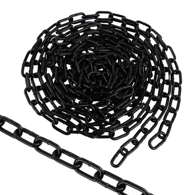 Stahlkette 8 m, Ø 5 mm, schwarz, kunststoffbeschichtet, für Hängesessel