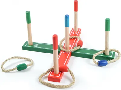 Produktbild von Ringwurfspiel - Spielzeug-Klassiker, Wurfspiel für drinnen und draußen