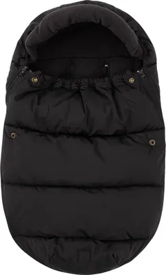 Produktbild von Jollein Fußsack 3/5 Punkte - Gruppe 0+ - Puffed - Schwarz | Autositze Zubehör