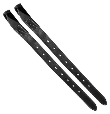 Image de Sangles Quick-Change, cuir 15 & 16, noir, 16"/40cm, 16"/40 cm