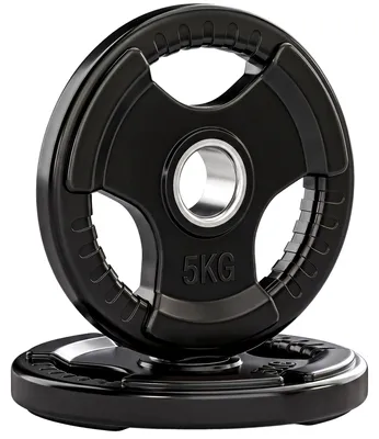 Produktbild von SPORTNOW 2er-Set Olympiascheiben 2 x 5 KG Gewichtsscheiben für Gewichtheben