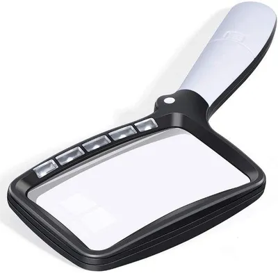 Immagine prodotto di Lampada da tavolo con 5 LED, grande, regolabile, per anziani, leggera, pratica