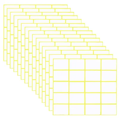 Imagen del producto de 300 etiquetas autoadhesivas de 28 x 40 mm, para uso en oficina, cocina y para etiquetar conservas
