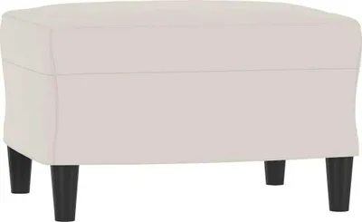 Obrázok produktu pre vidaXL Podnožka na nohy Cream 60x50x41 cm Velvet