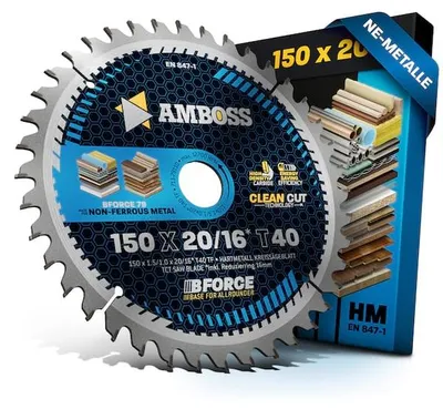 Immagine prodotto di Lama per sega circolare HM - 150 x 1,5/1,0 x 20 Z40 TF