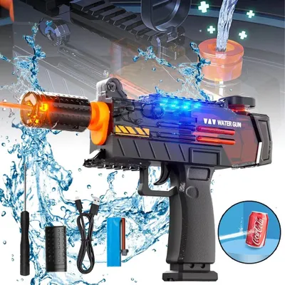 Produktbild von Elektrische Wasserpistole Mit Licht Water Guns Sommer Wasserspielzeug Für Pool